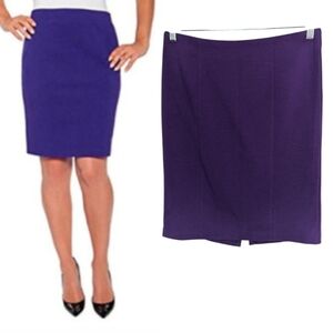 GO INTERNATIONAL Purple Pencil Skirt Sz 4